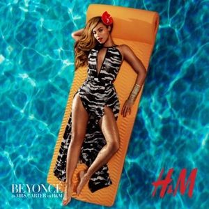 BEYONCÉ AS MRS. CARTER FOR H&M SUMMER COLLECTION 2013 DRESS SIZE 8